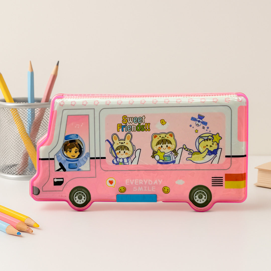 3D Vehicle-Shaped Pencil Case with Name | Love Craft Gifts