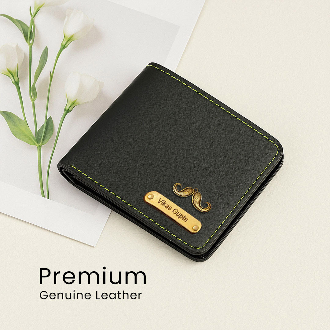 Personalized Classic Leather Wallet – Vibrant Colors | Love Craft Gifts