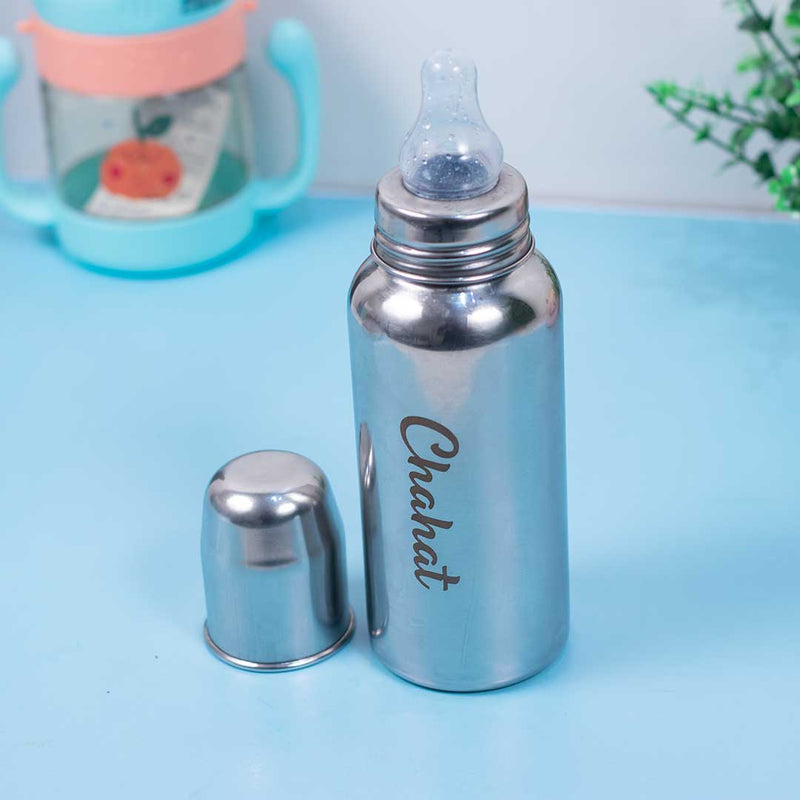 Personalized Kids Feeder / Stainless Steel Baby Bottle for Infant 