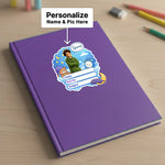 Personalized Cute Night Theme Kids Name Slips (2x3 Inch, 28 Stickers) – Custom Name & Photo School Labels | Love Craft Gifts