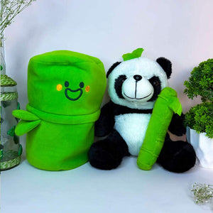 Bamboo Panda Teddy Plush Soft Toy & Pillow