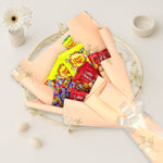 Candy & Chocolate Bouquet Gift – Chupa Chups, Gems, Lotte Pack Wrapped in Floral Sleeve | Love Craft Gifts