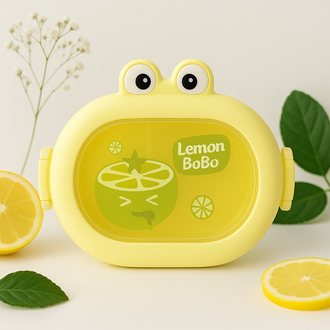 BoBo Cartoon Eye Lunchbox Set – Grape, Strawberry & Lemon Themed Bento for Kids | Love Craft Gifts