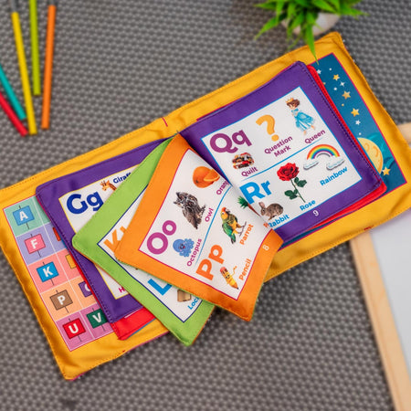 Personalized Alphabet Learning Pillow Book