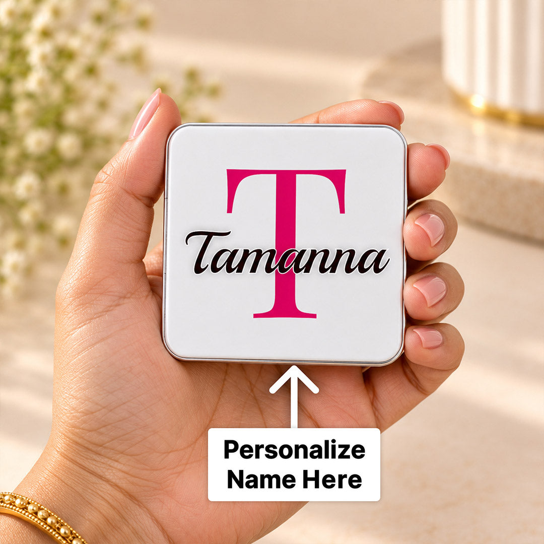 Personalized Acrylic Initial Mirror with Name | Love Craft Gifts™