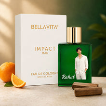 Personalized Bella Vita Impact Man Perfume 100ml | Woody Citrus Long-Lasting Eau De Cologne Gift | Love Craft Gifts™