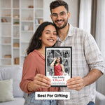 Personalized Birthday Memory Photo Frame | Custom Multi Photo Wooden Wall Décor Gift for Loved Ones | Love Craft Gifts™