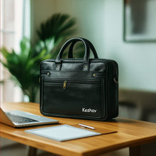 Personalized Black Laptop Bag for Office