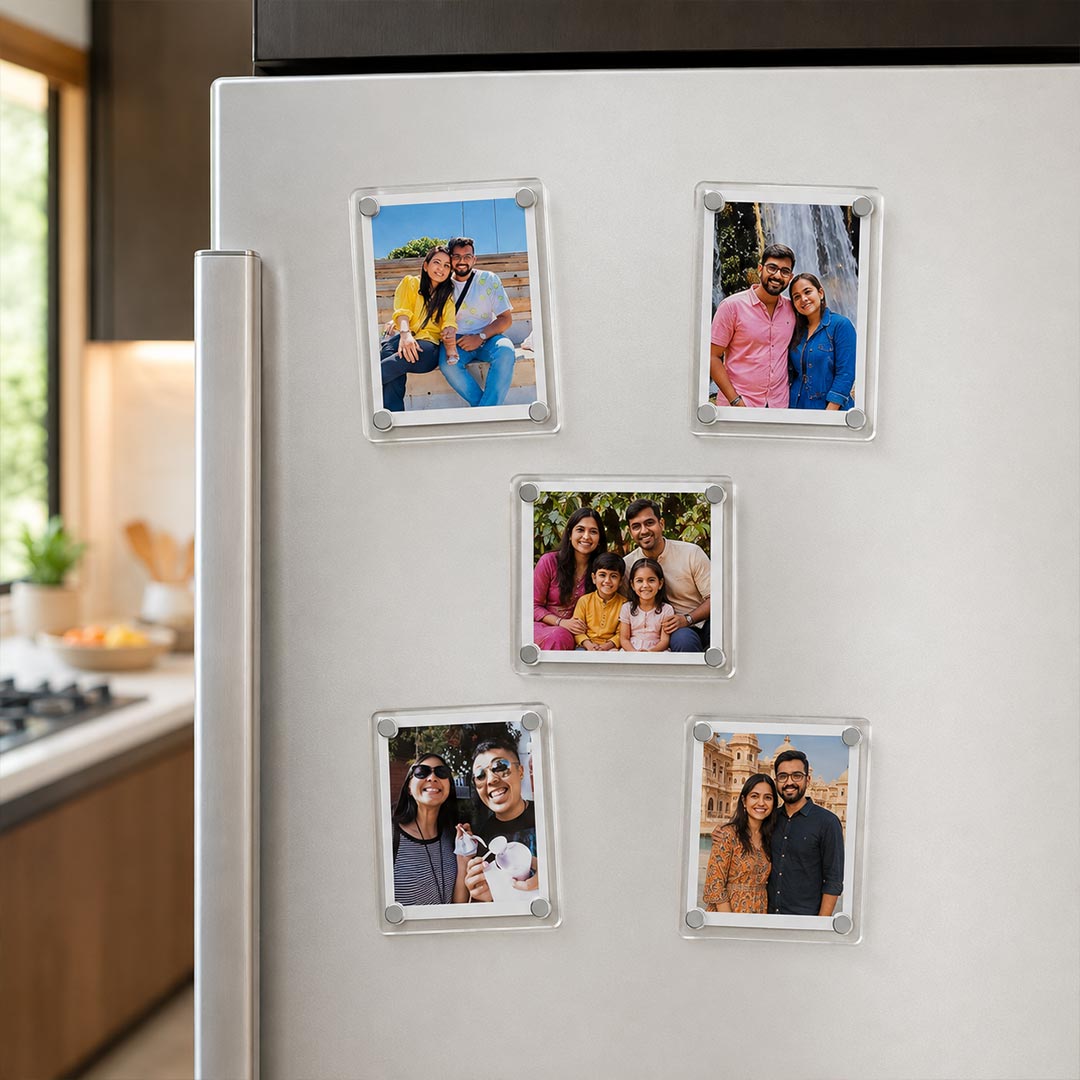 Personalized Couple Fridge Magnet Custom Romantic Photo Keepsake | Love Craft Gifts™