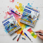 Personalized DOMS Brush Pen Set – 12 Shades + Metallic Silver + Blender | Love Craft Gifts