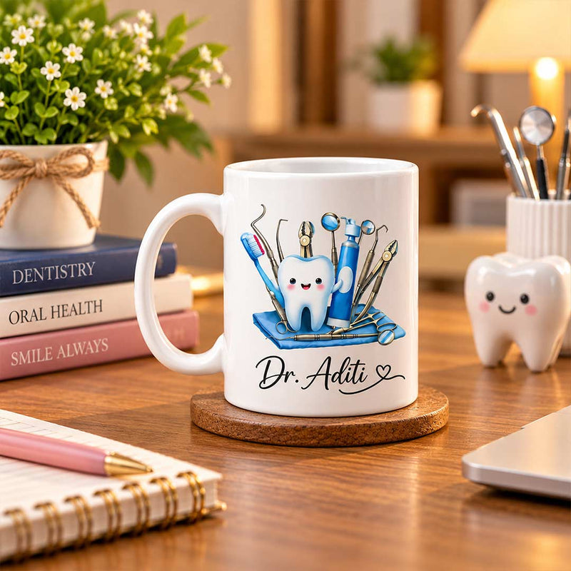 Personalized Dentist Mug | Dentist’s Day & Birthday Gift | Love Craft Gifts™