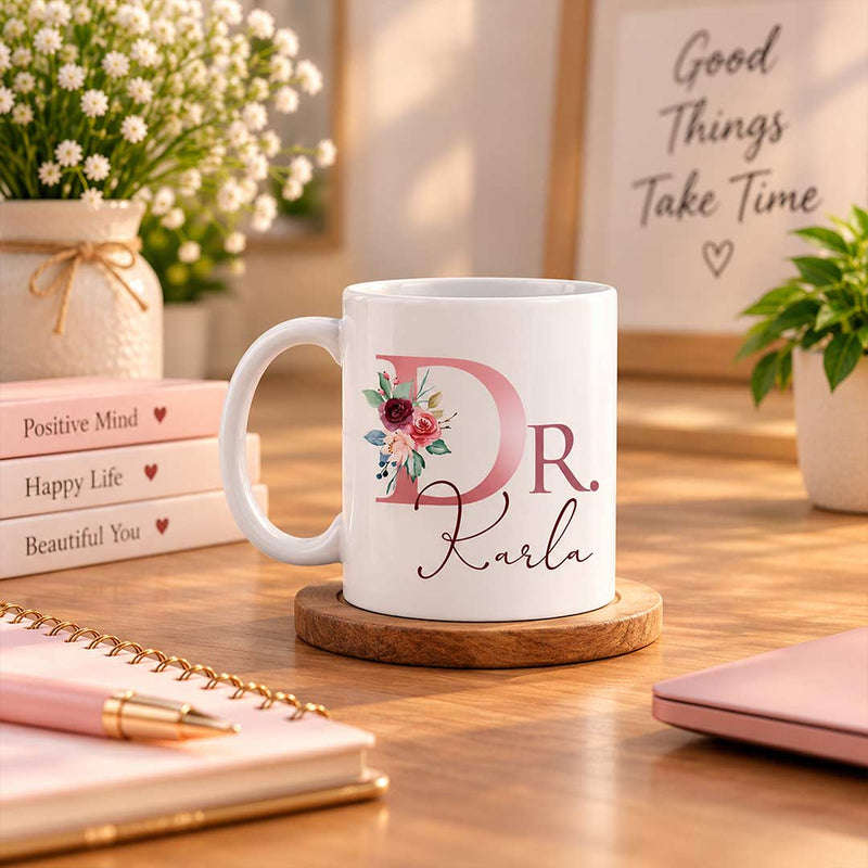 Personalized Doctor Special Initial & Name Mug | Custom Doctor Gift | Love Craft Gifts™