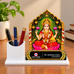 Personalized Employee Diwali Gift | Goddess Lakshmi Desk Organizer with Name