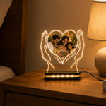 Personalized Family Photo Table Lamp 6x8" | Unique LED Gift for Parents | Love Craft Gifts™