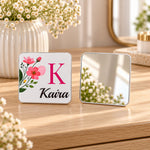 Personalized Floral Compact Mirror | Love Craft Gifts™