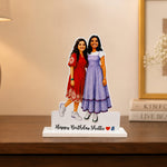 Personalized Friendship Photo Cutout 6x8" | Best Friend Birthday Gift