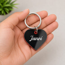 Personalized Heart Metal Name Keychain | Romantic Personalized Gift | Love Craft Gifts™
