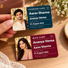 Personalized Husband Wife Marriage Card | Custom Photo, Names & Wedding Date | Love Craft Gifts™