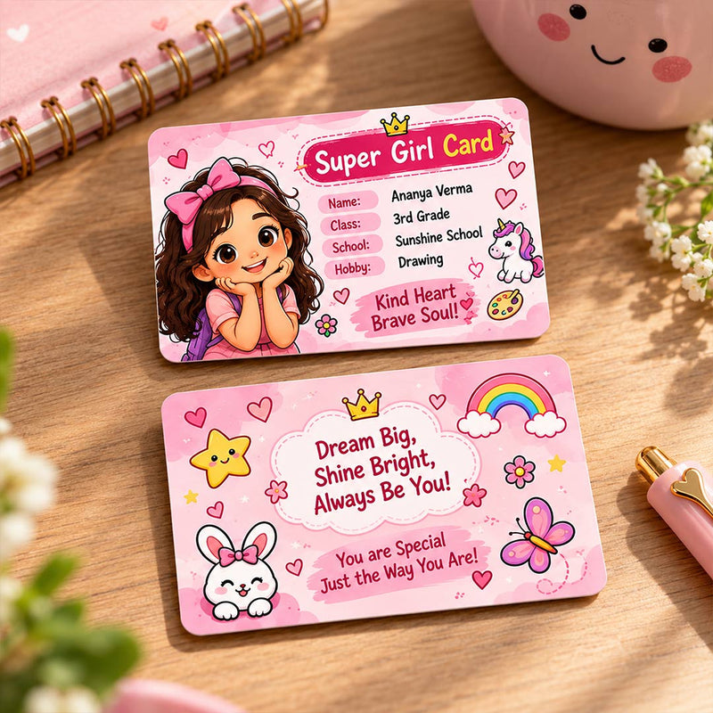 Personalized Kids Achievement Keepsake Card | Love Craft Gifts™