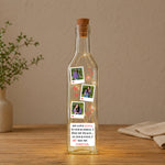 Personalized Photo Memory LED Bottle Lamp Gift with Custom Text for Couples – Romantic Decorative Bottle Light (Standard Gift Size) | Love Craft Gifts™