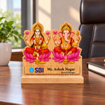 Personalized Lakshmi Ganesh Office Name Plate | Love Craft Gifts™