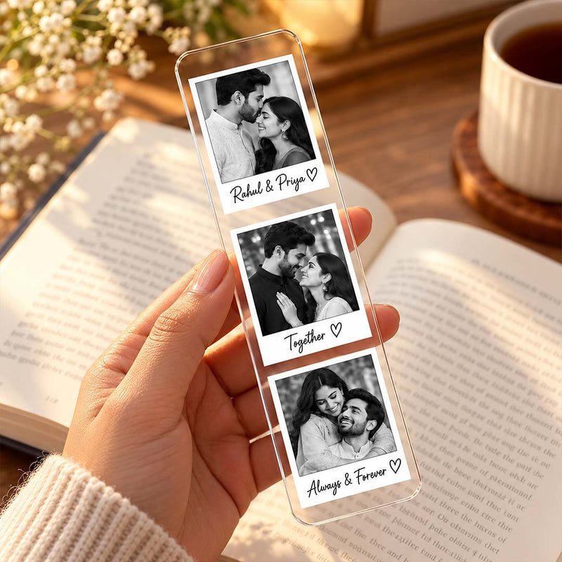 Personalized Memory Bookmark 2x6" | Couple Photo Reading Gift | Love Craft Gifts™