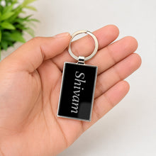 Personalized Metal Rectangle Keychain 5x2 cm | Premium Stainless Steel Name Key Ring | Love Craft Gifts™