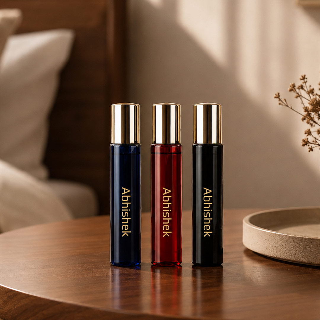 Personalized Mini Perfume Gift Set for Men with Custom Name Engraving | Love Craft Gifts™