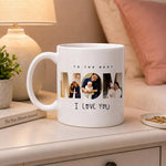 Personalized Mother's Day Photo Mug | Best Mom Ceramic Mug | 250 ml | Love Craft Gifts™