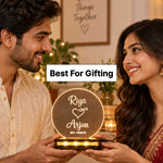 Personalized Names & Date LED Lamp | Romantic Gift for Couple | Love Craft Gifts™