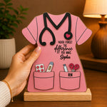 Personalized Nursing Graduation Gift for Her | Custom Nurse Name Table Stand 6x7 Inch
