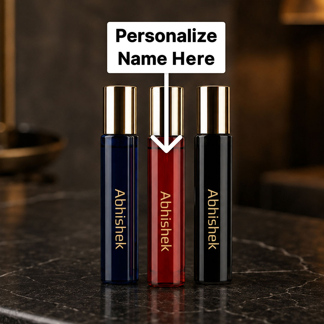 Personalized Perfume Bottles for Men Custom Name Luxury Gift Set | Love Craft Gifts™