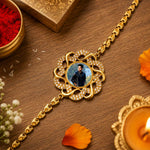 Custom Photo Rakhi with Premium Gold Chain Personalized Raksha Bandhan Gift for Brother | Love Craft Gifts™