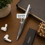 Personalized Premium Executive Diary & Pen Gift Set | Custom Name Leatherette Notebook with Mobile Holder | Corporate Gift | Love Craft Gifts™