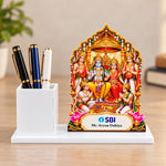 Personalized Ram Darbar Desk Organizer 10x7 Inch