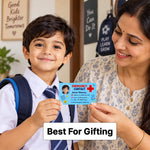 Personalized School Emergency Card for Boys | Love Craft Gifts™