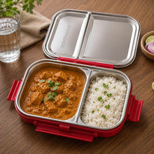 Personalized Signoraware Slim Stainless Steel Lunch Box | Leak Proof School & Office Tiffin Gift - 1Ltr