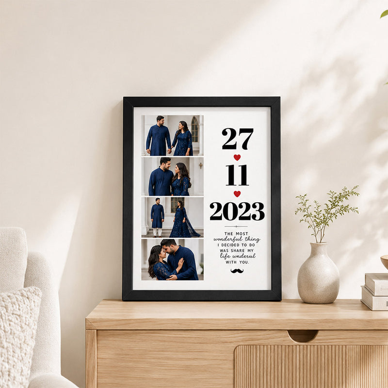 Personalized Special Date Couple Frame | Love Craft Gifts™