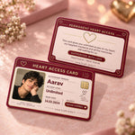 Personalized Unlimited Heart Access Love Card | Love Craft Gifts™