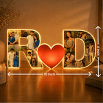 Personalized Couple LED Photo Lamp 10x4" | Romantic Table Top Gift | Love Craft Gifts™