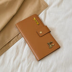 Personalized Women’s Leather Wallet – Custom Name Gift with Charm Accent | Love Craft Gifts