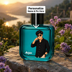 Personalized Woody Marine Perfume | Custom Photo & Name Bottle | Love Craft Gifts™