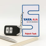 Personalized Dual-Use Keychain & Phone Stand – Custom Name & Logo Acrylic Gift | Love Craft Gifts
