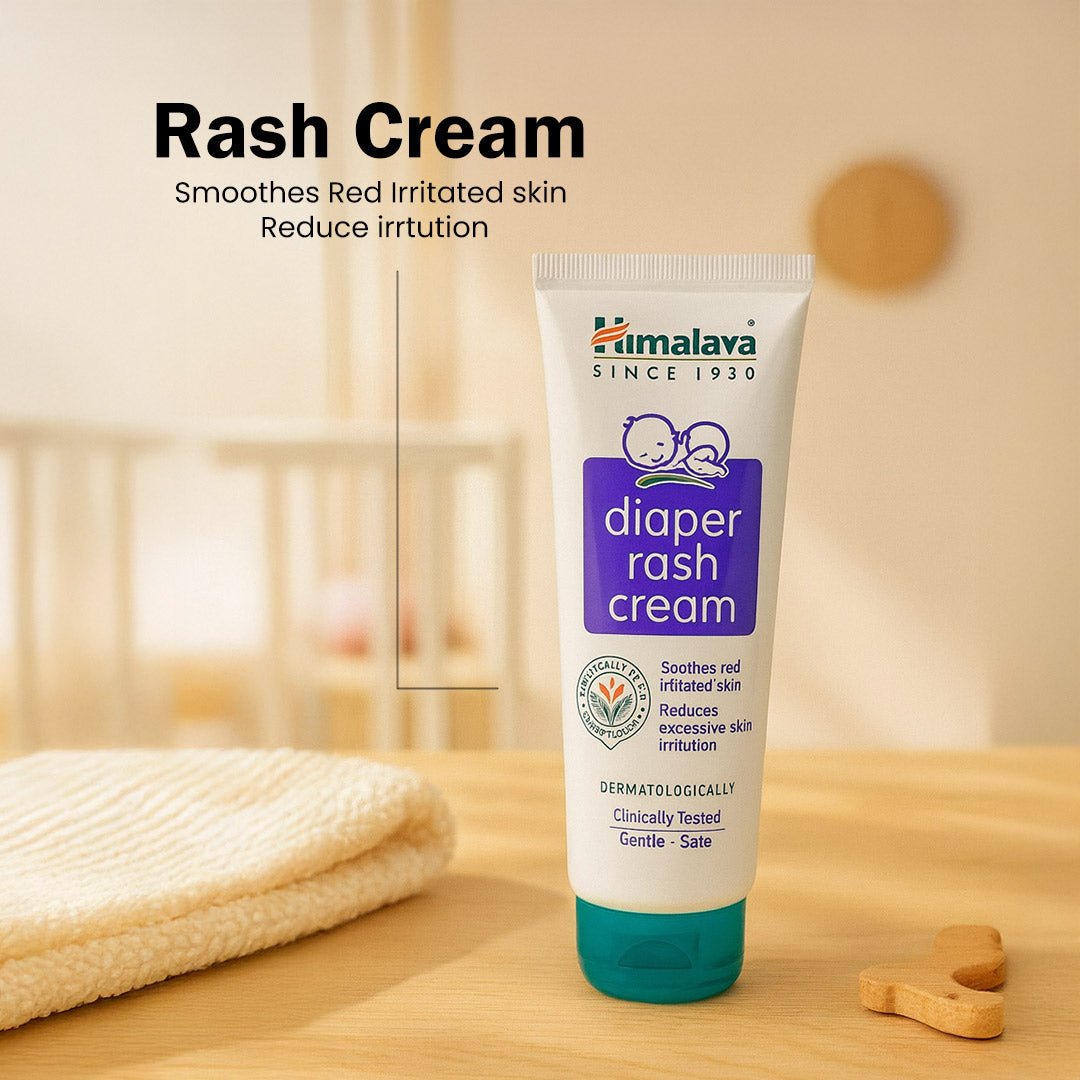 Personalized Himalaya Baby Care Gift Hamper with Name Tag | Complete Newborn Essentials Box | Love Craft Gifts