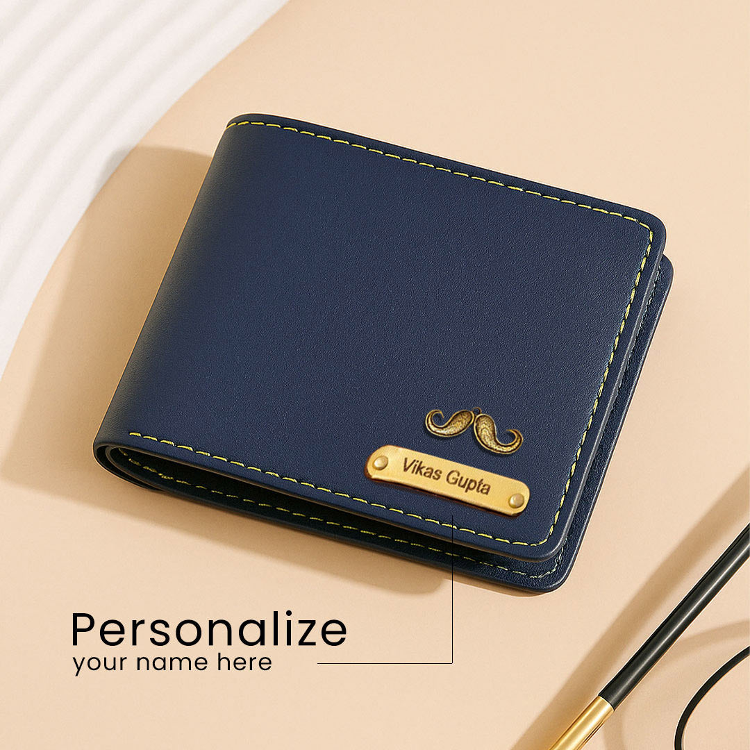 Personalized Classic Leather Wallet – Vibrant Colors | Love Craft Gifts