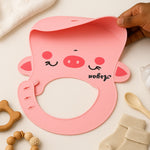 Personalized Silicone Baby Bib – Cute & Practical Mealtime Buddy | Love Craft Gifts