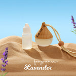 Personalized Wooden Car Hanging Perfume Bottle (Lemon Twist, Lavender, Ocean Meadow) | Love Craft Gifts