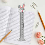Personalized Cartoon Animal Rulers – Cute Name-Printed 15cm Scale Set for Kids | Love Craft Gifts
