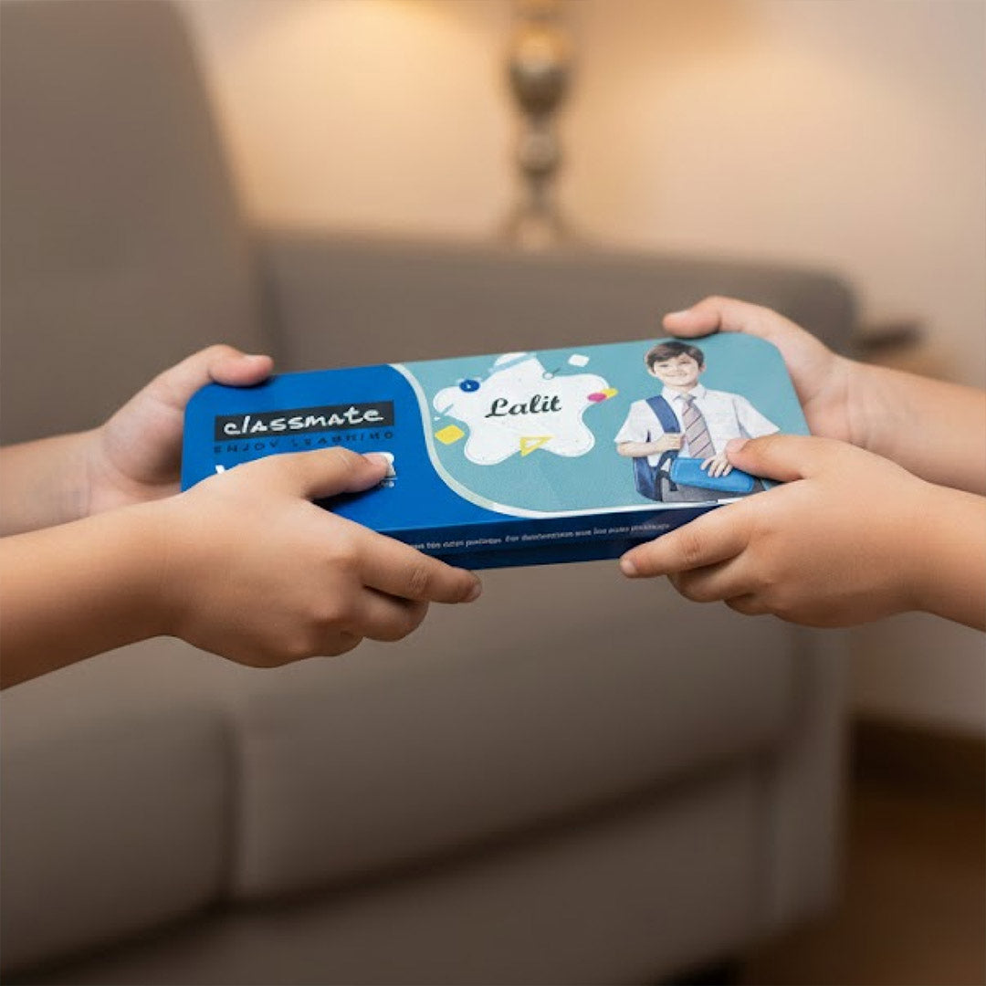 Personalized Classmate Victor Geometry Box with Name & Photo | Love Craft Gifts