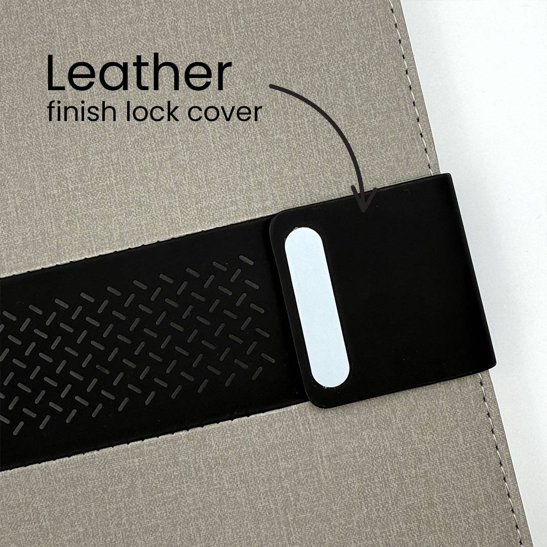 Personalized Premium Leatherette Diary with Custom Name | Professional Corporate Gift for Men & Women - 5.5x8.3" | Love Craft Gifts™